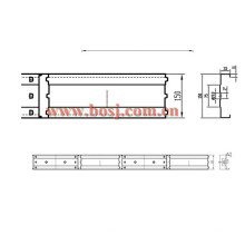 Volumn Control Dampler (VCD) Frame Roll Making Produção Fabricante da máquina Dubai